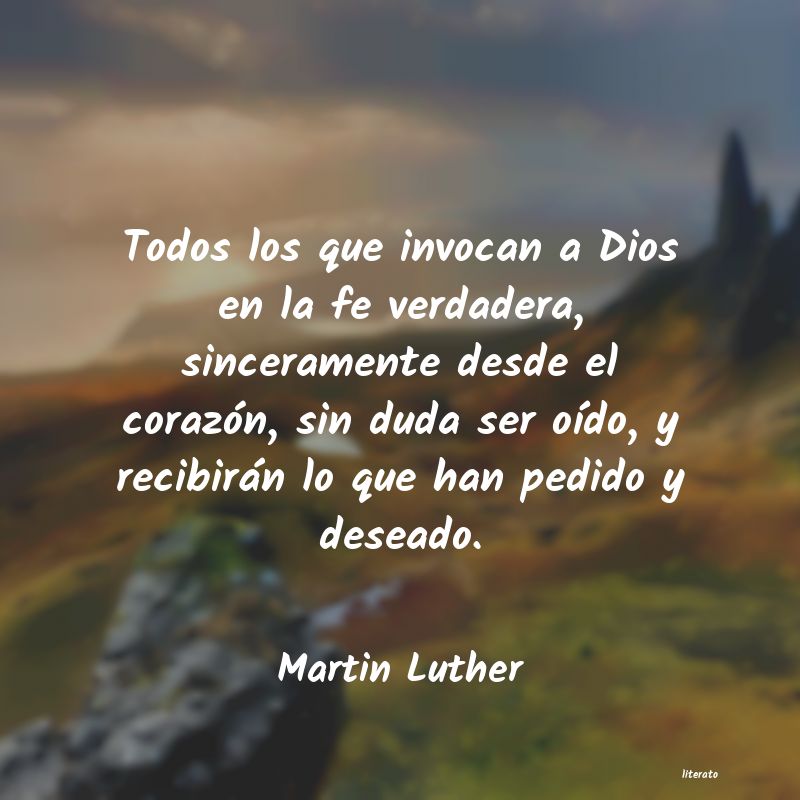 Frases de Martin Luther