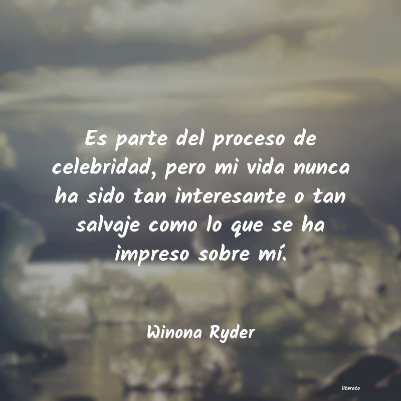 Frases de Winona Ryder
