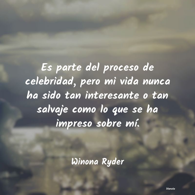 frases de Winona Ryder