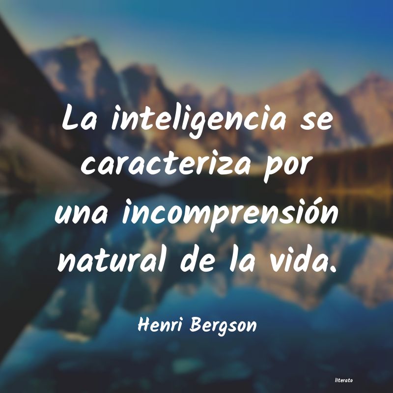 frases de Henri Bergson