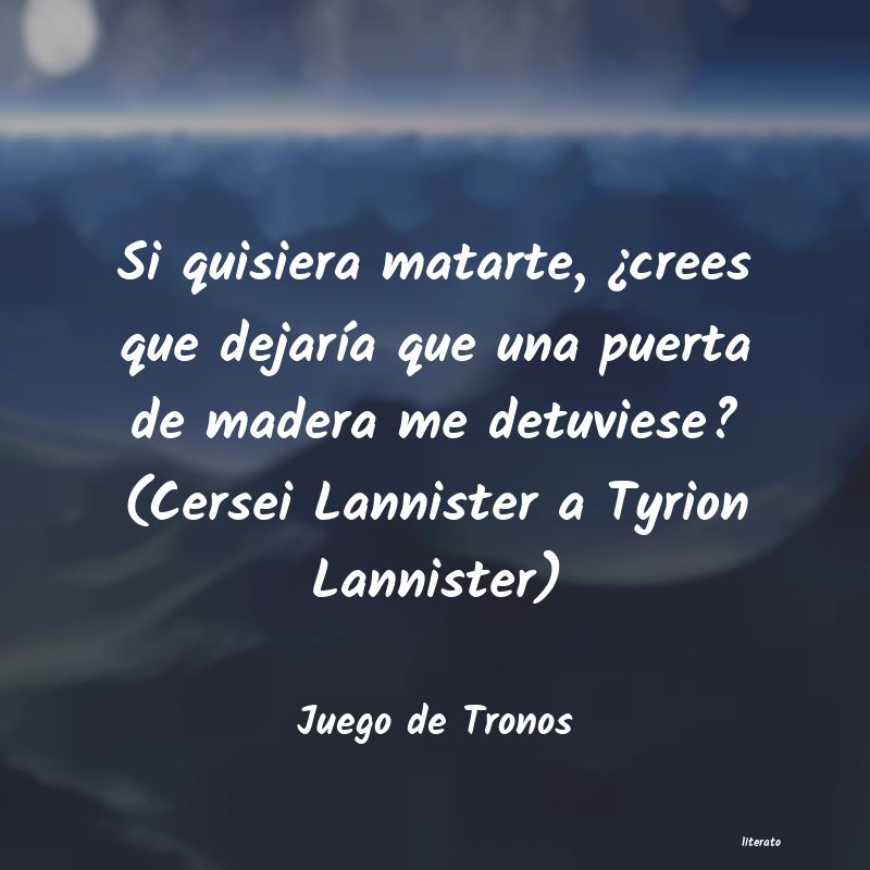 Frases de Juego de Tronos