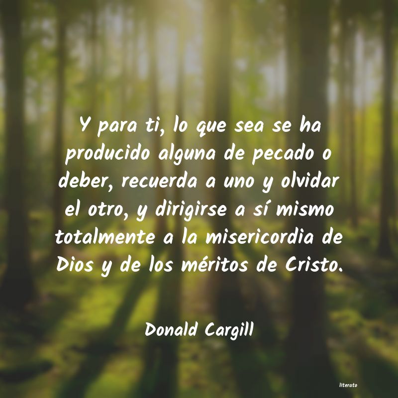 Frases de Donald Cargill