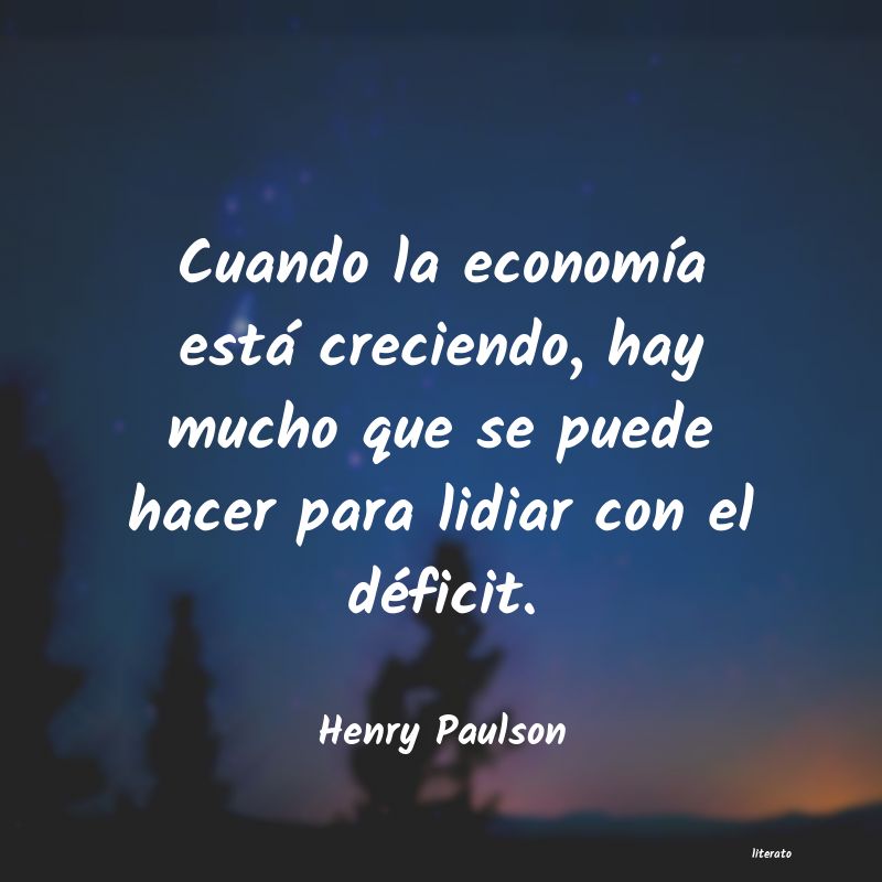 Frases de Henry Paulson