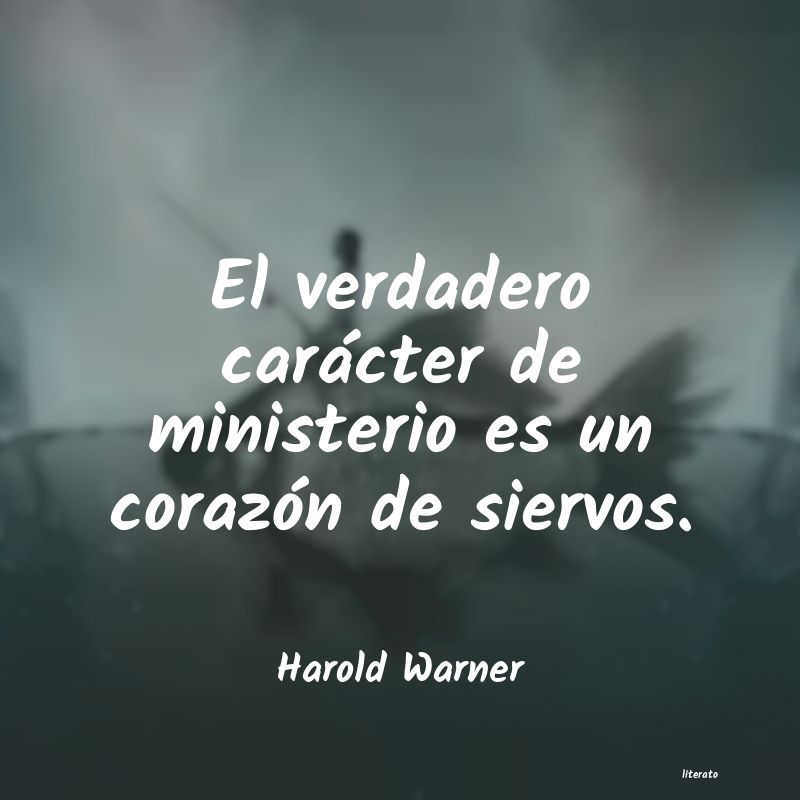 Frases de Harold Warner