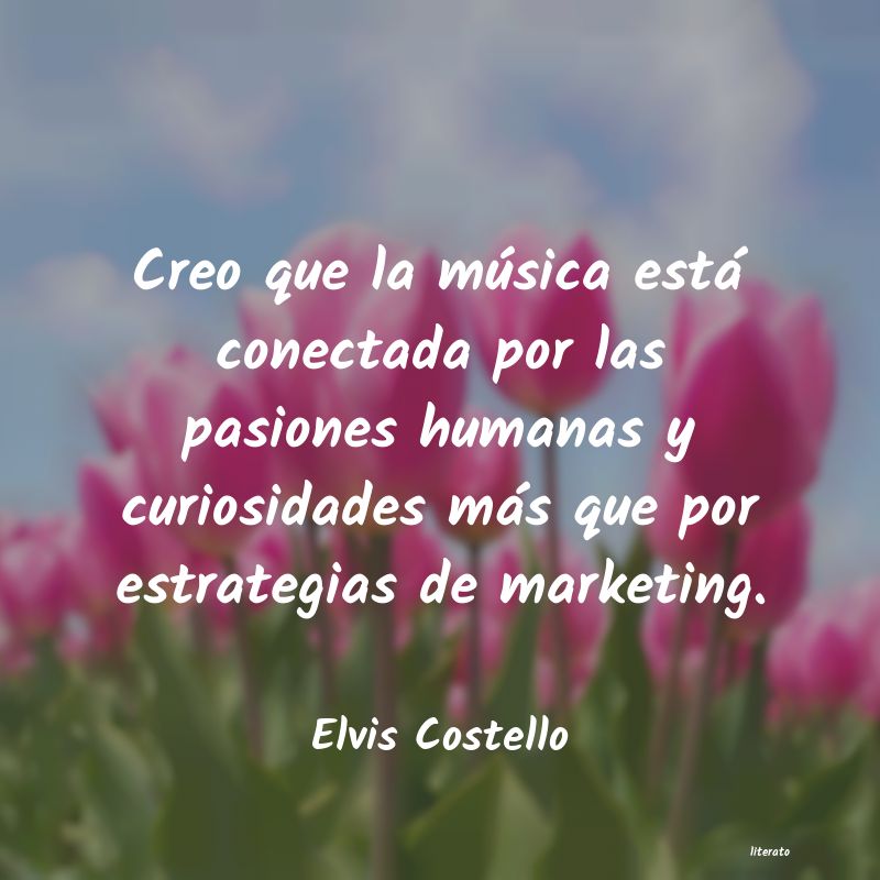 frases de Elvis Costello