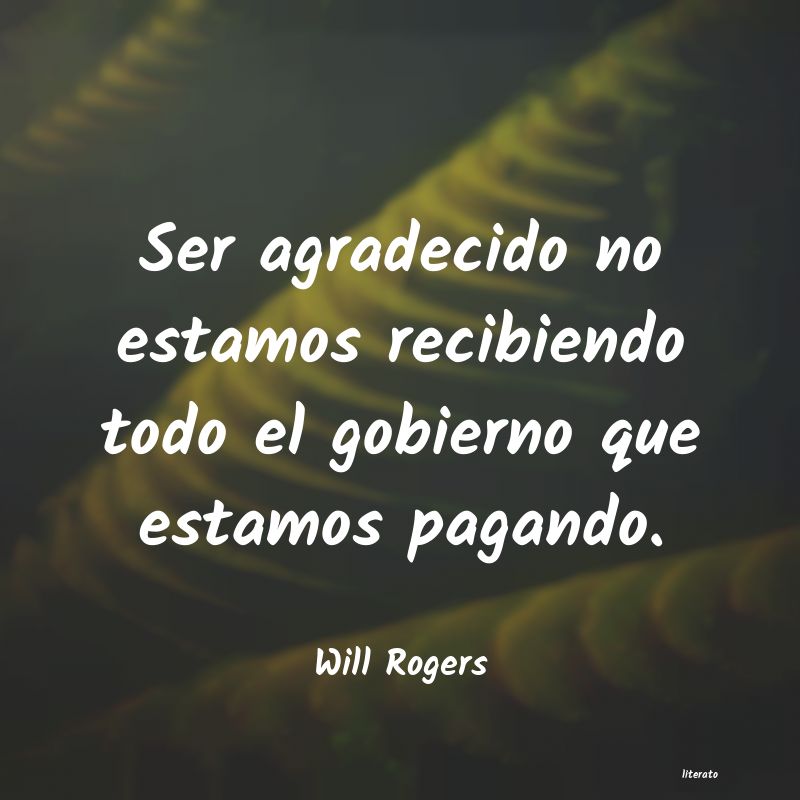 Frases de Will Rogers