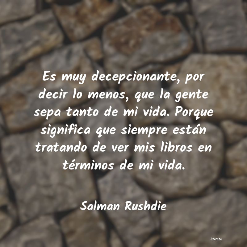 Frases de Salman Rushdie