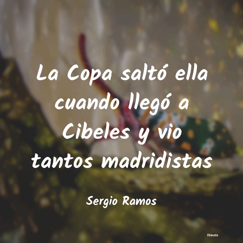 Frases de Sergio Ramos