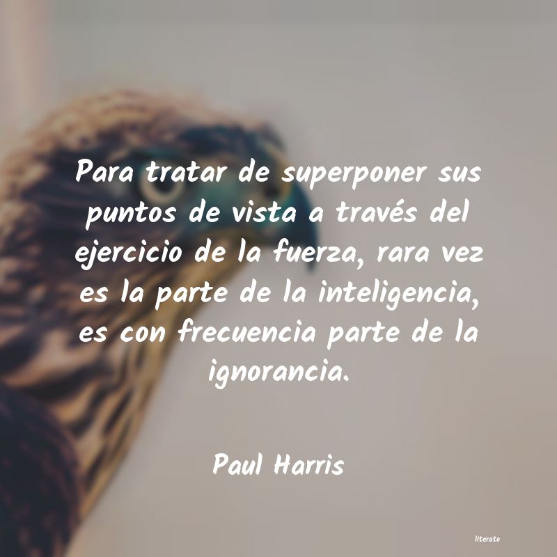 Frases de Paul Harris