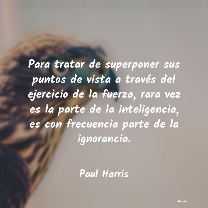 frases de Paul Harris