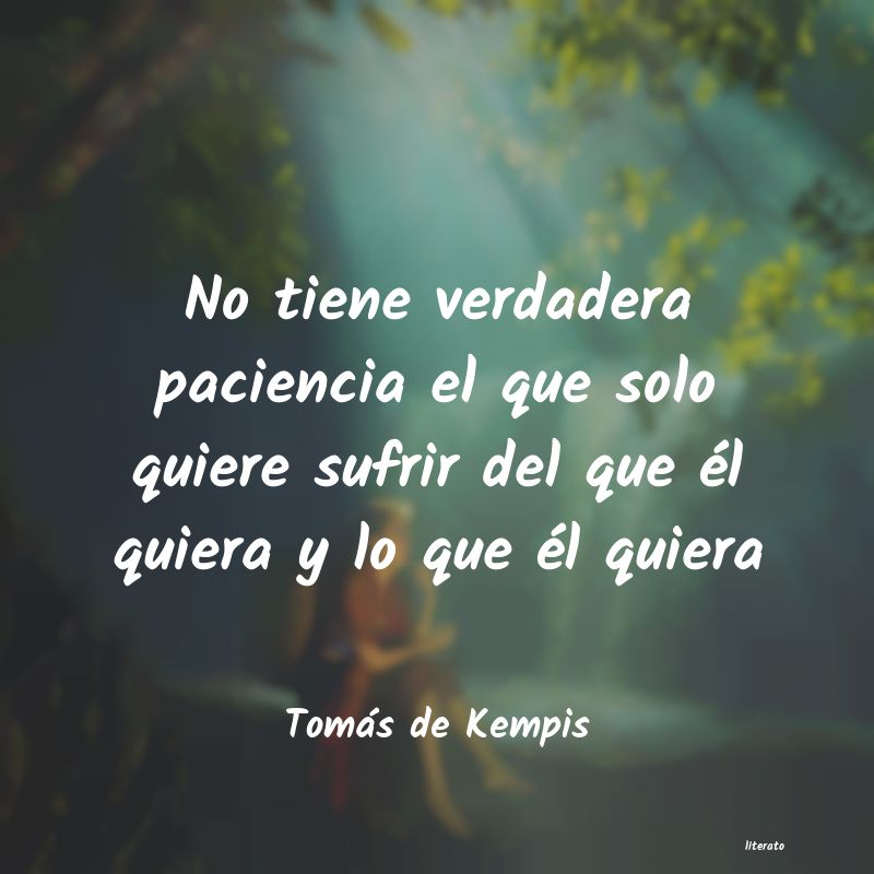 frases de Tomás de Kempis