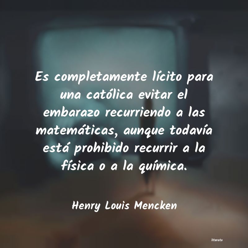 frases de Henry Louis Mencken