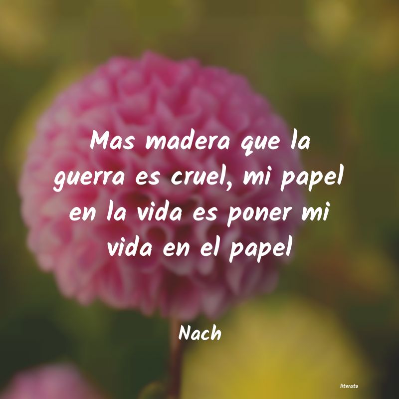 Frases de Nach