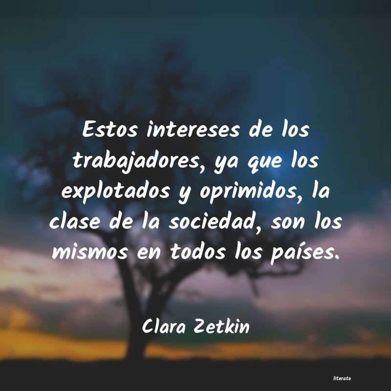 Frases de Clara Zetkin