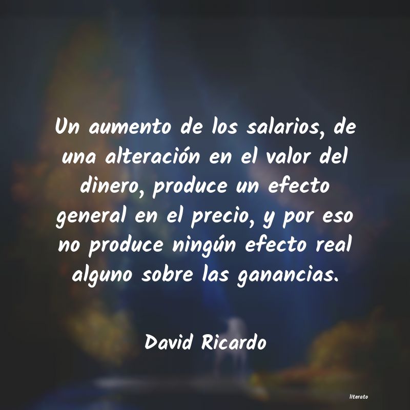 Frases de David Ricardo