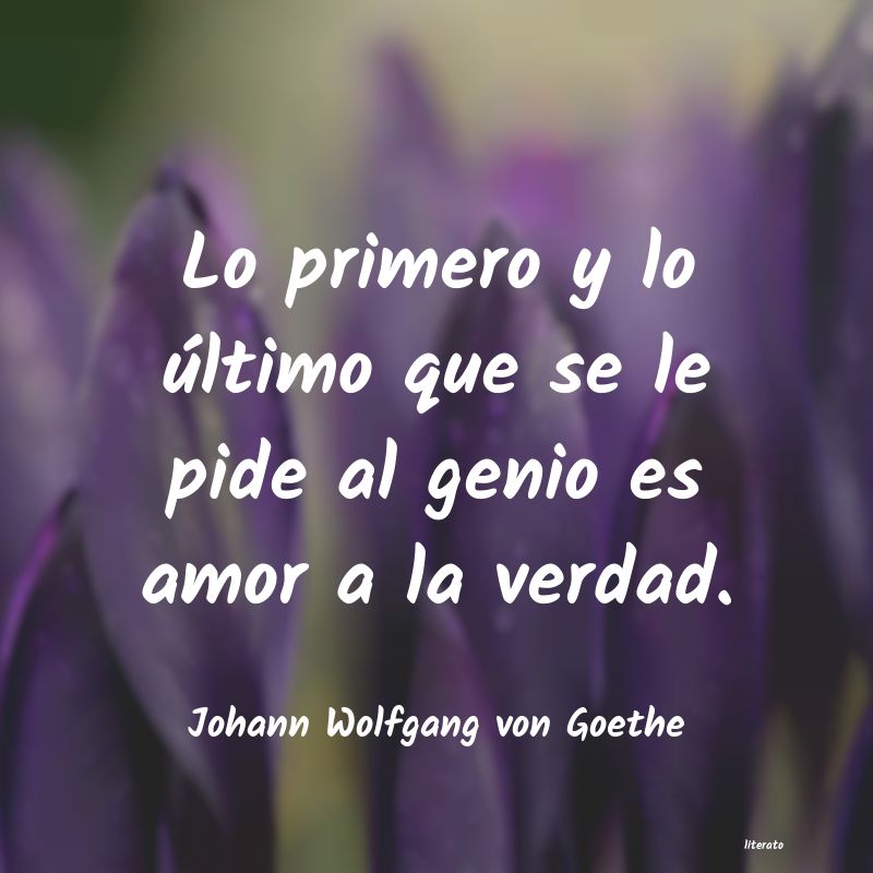 frases de Johann Wolfgang von Goethe