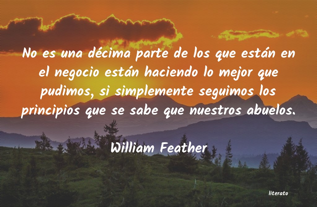 frases de William Feather