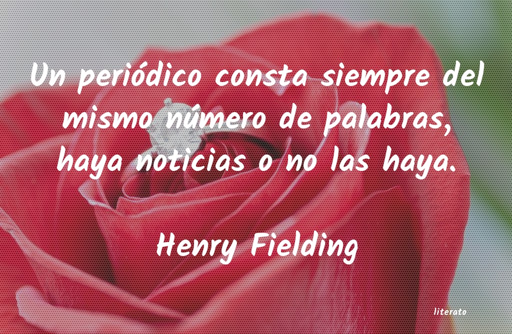 frases de Henry Fielding
