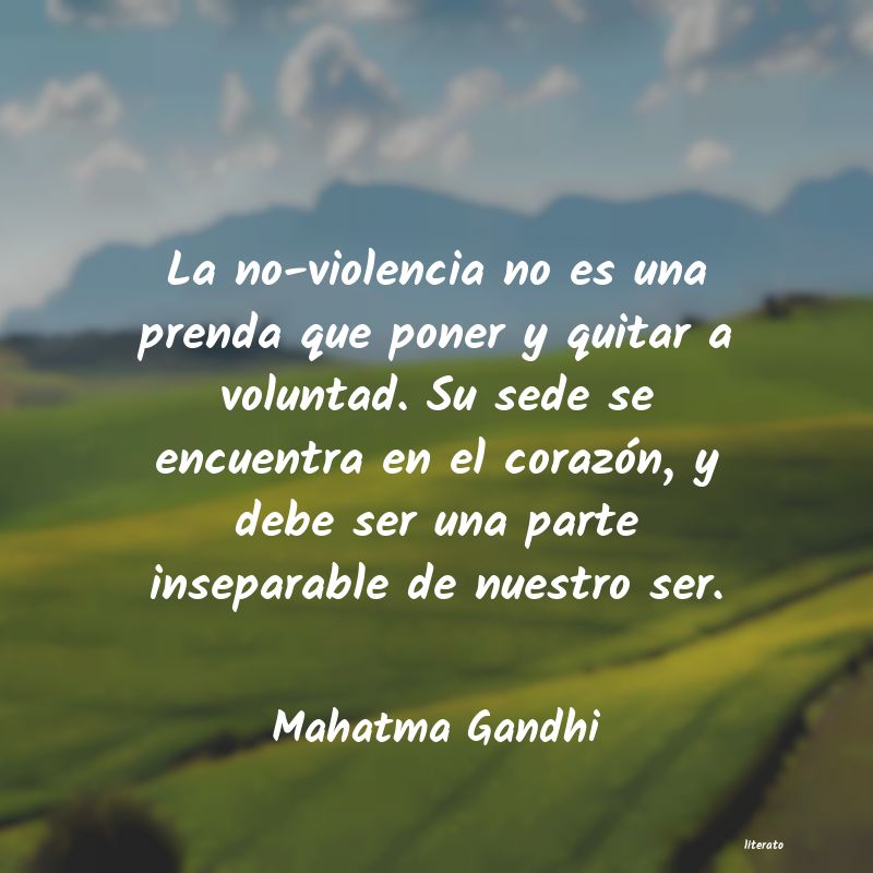 frases de Mahatma Gandhi