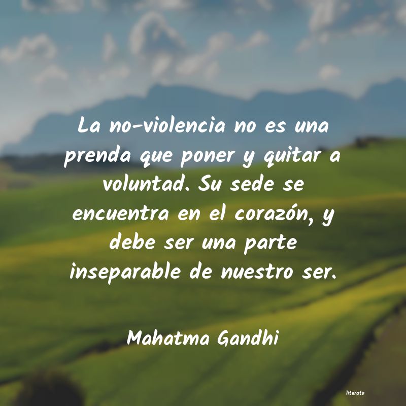 Frases de Mahatma Gandhi