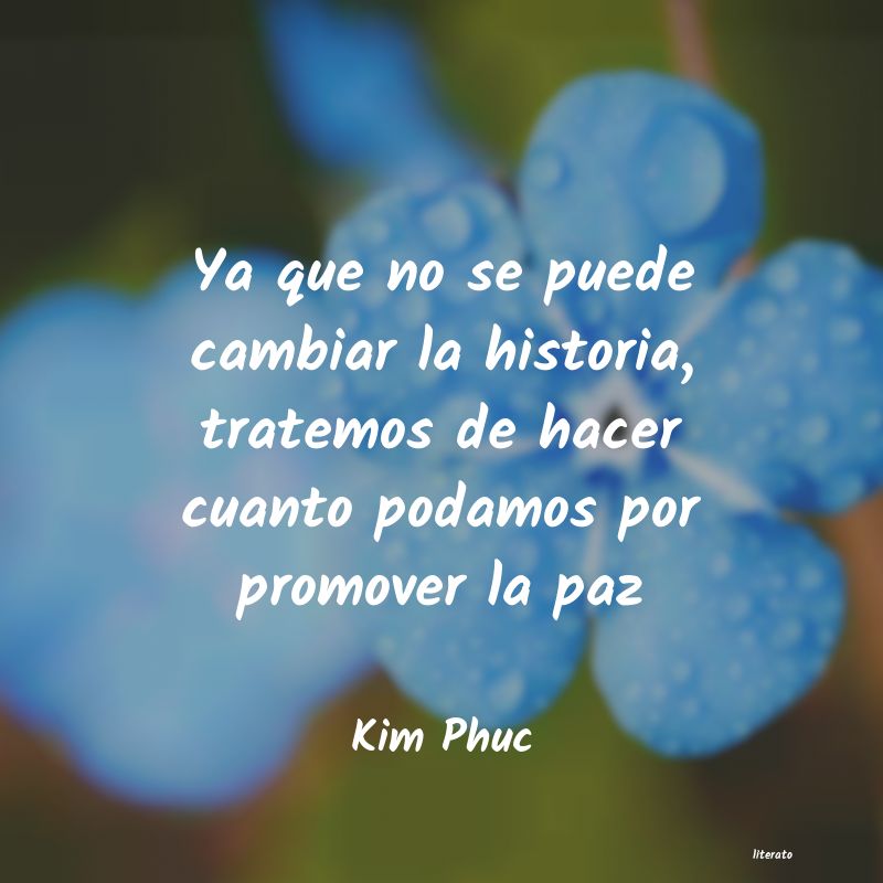 Frases de Kim Phuc