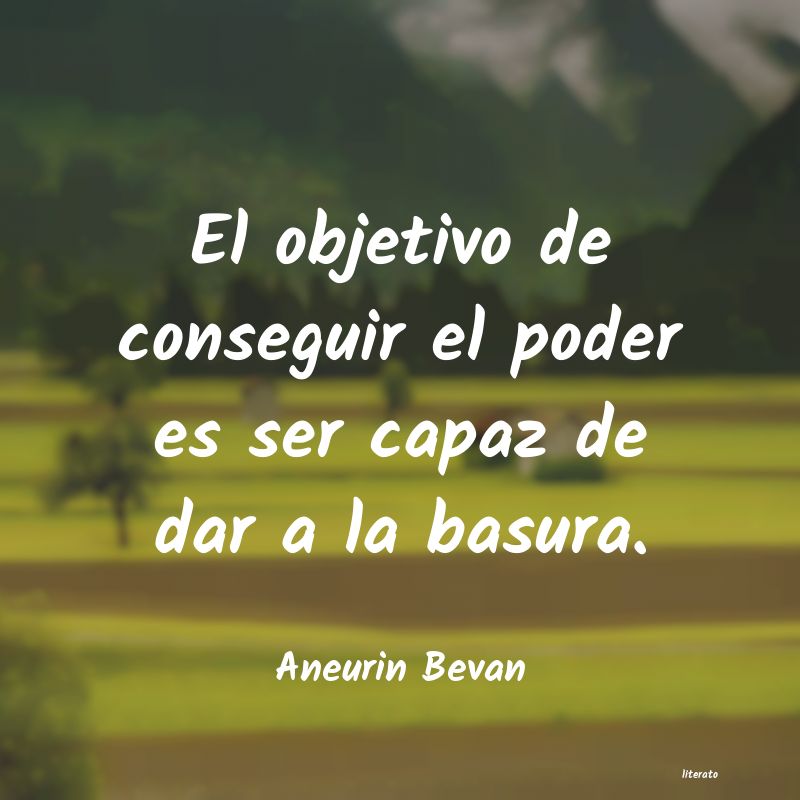 frases de Aneurin Bevan