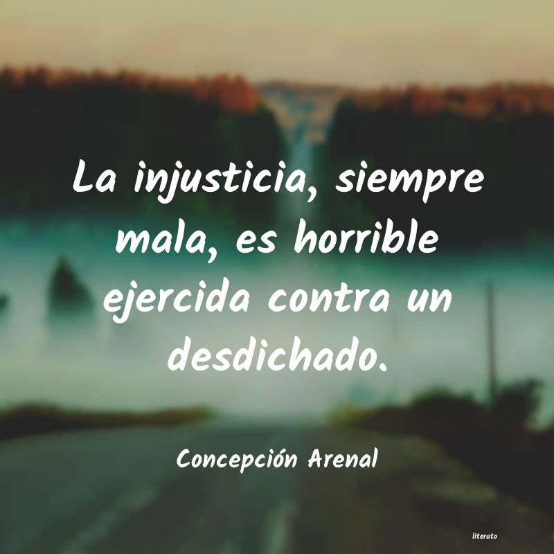 frases de Concepción Arenal