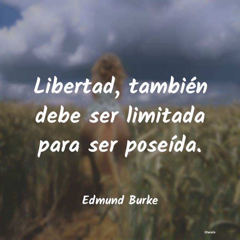 Frases de Edmund Burke