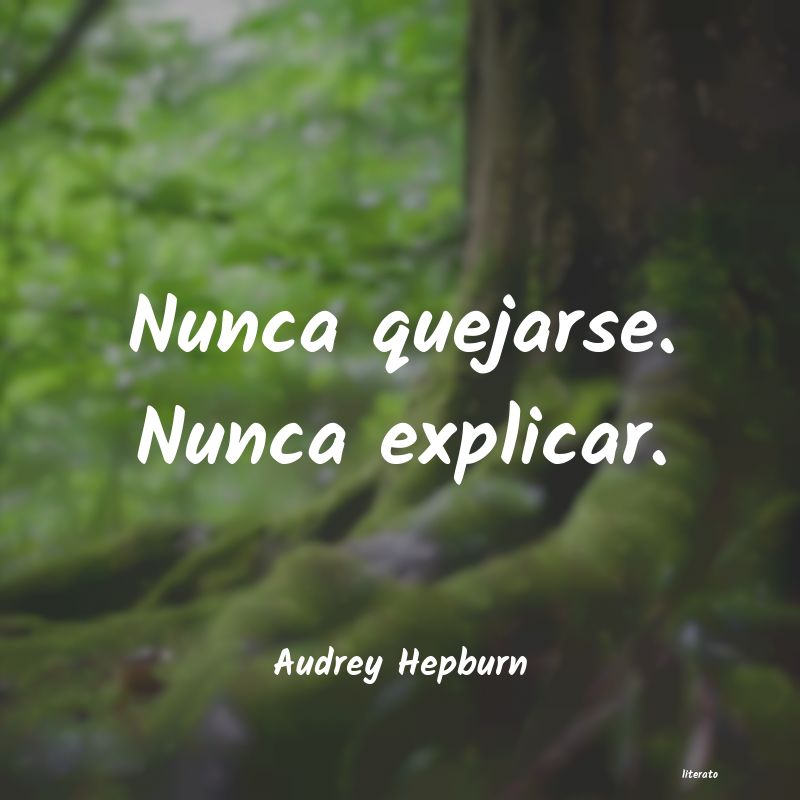 Frases de Audrey Hepburn