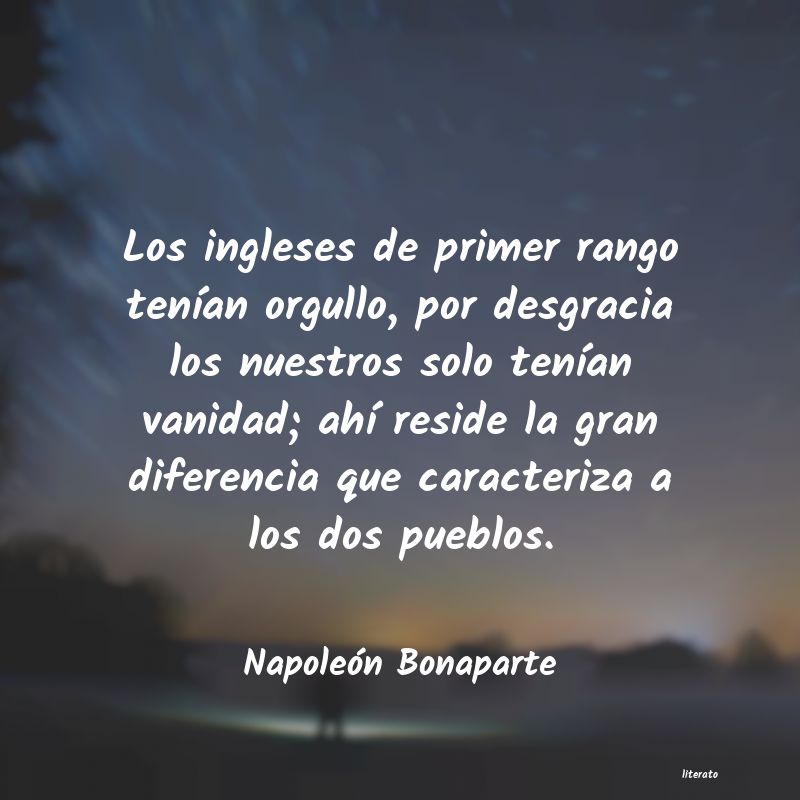 frases de Napoleón Bonaparte