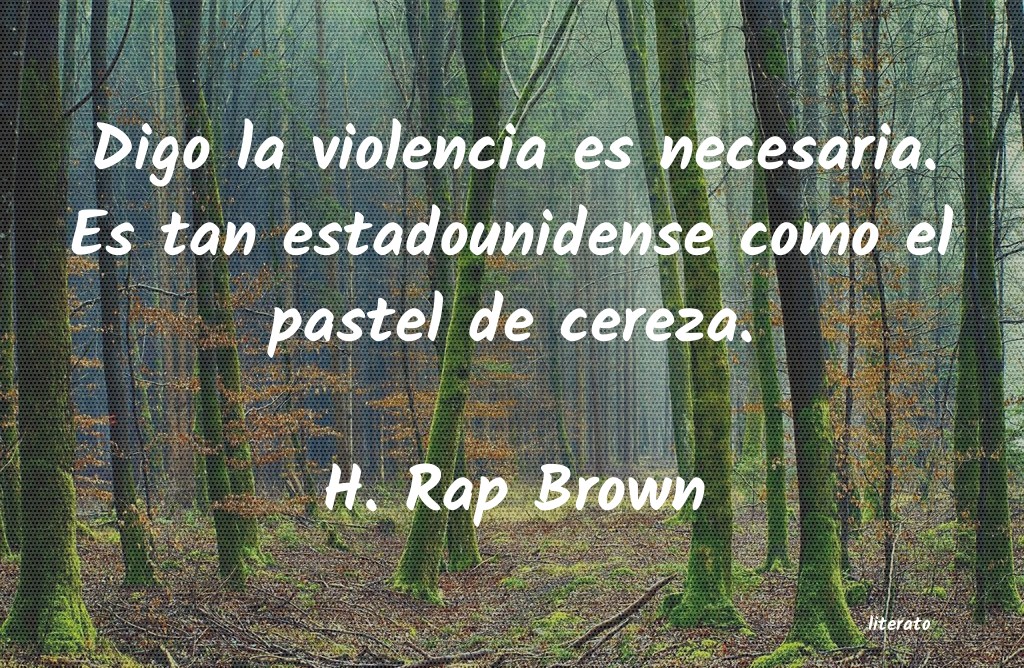 frases de H. Rap Brown