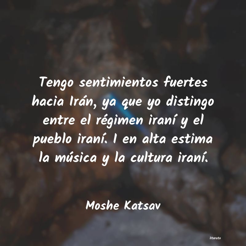 Frases de Moshe Katsav