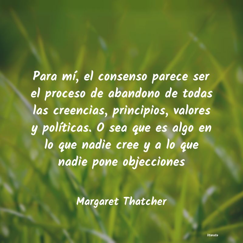 Frases de Margaret Thatcher