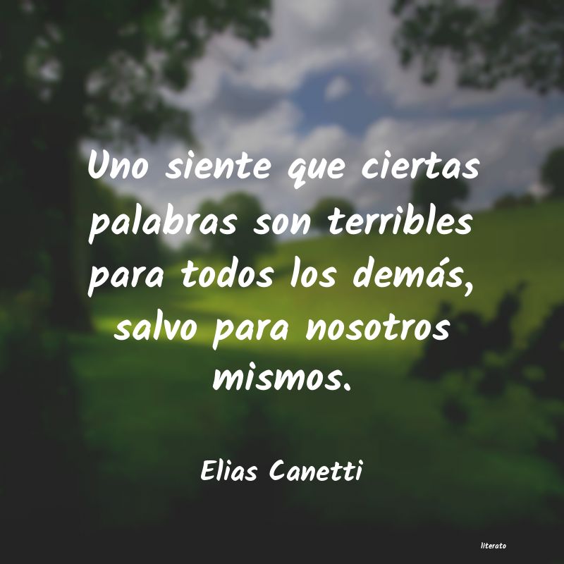 elias canetti conocimiento conocer mejor