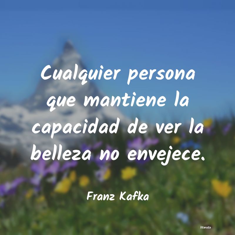 frases de Franz Kafka