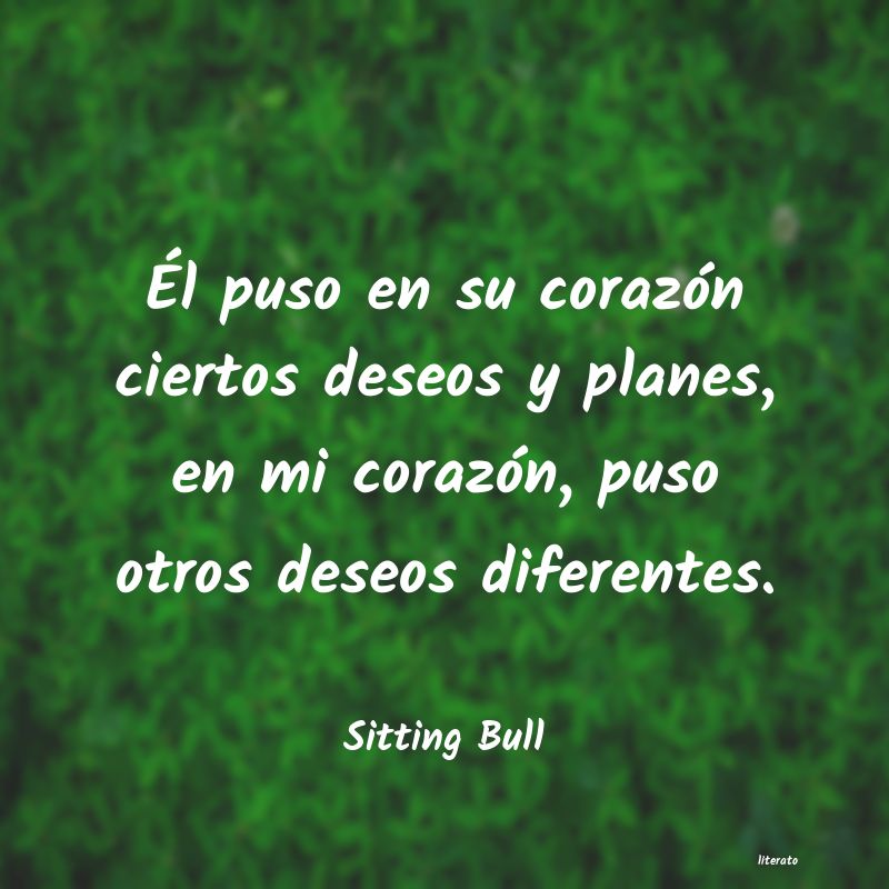 frases de Sitting Bull