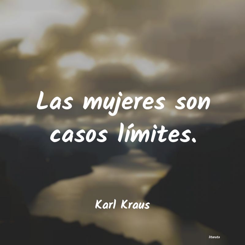 Frases de Karl Kraus