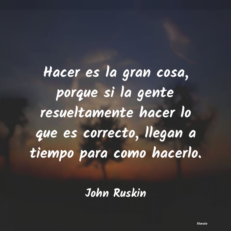 Frases de John Ruskin