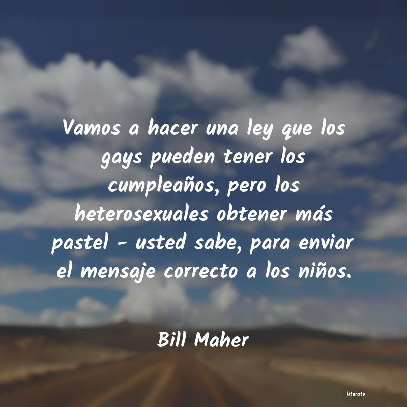 frases de Bill Maher