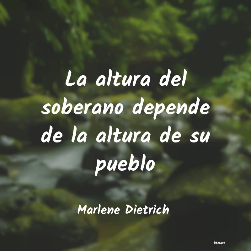 Frases de Marlene Dietrich