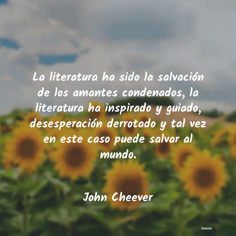 Frases de John Cheever