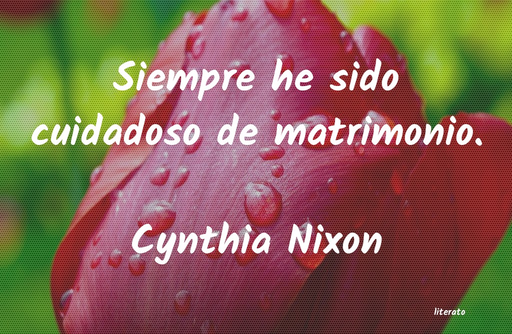 frases de Cynthia Nixon