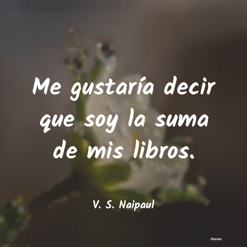frases de V. S. Naipaul