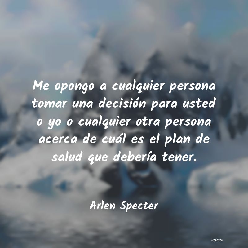 frases de Arlen Specter