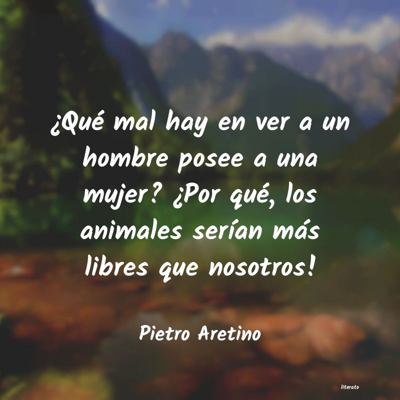frases de Pietro Aretino