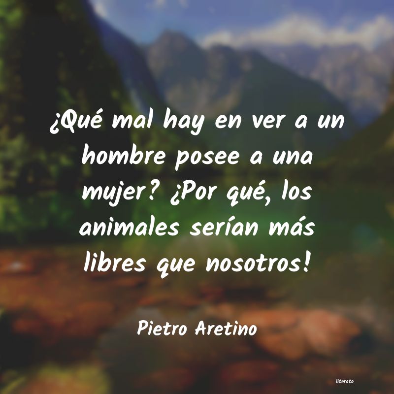 Frases de Pietro Aretino