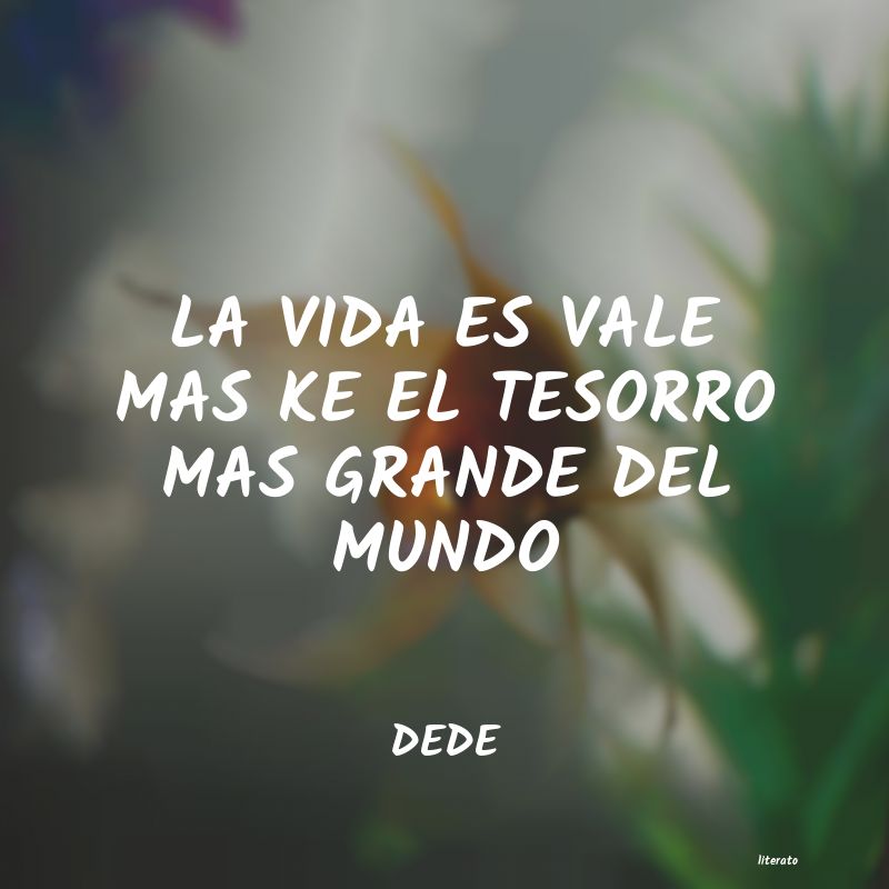 frases de DEDE