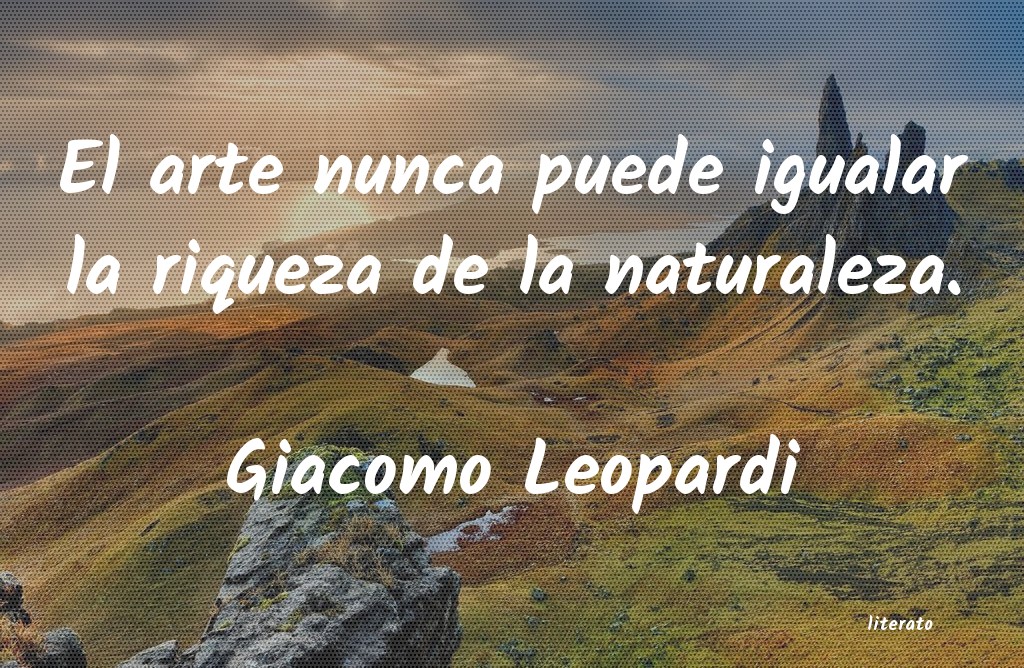 Frases de Giacomo Leopardi