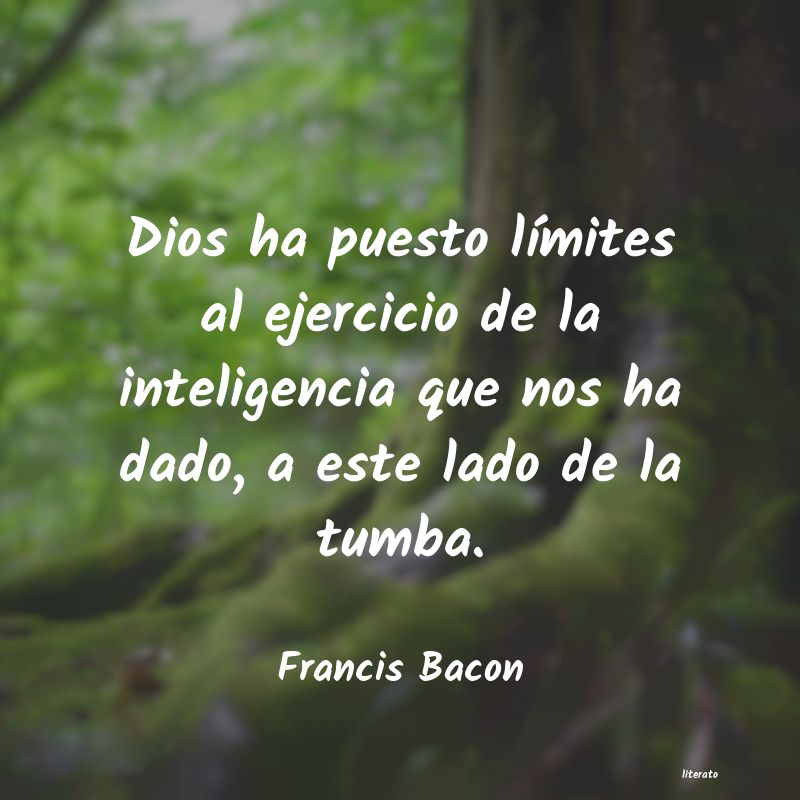 Frases de Francis Bacon