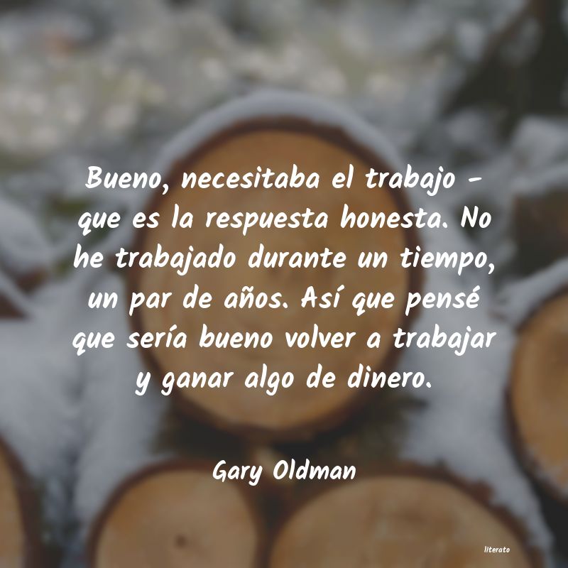 frases de Gary Oldman
